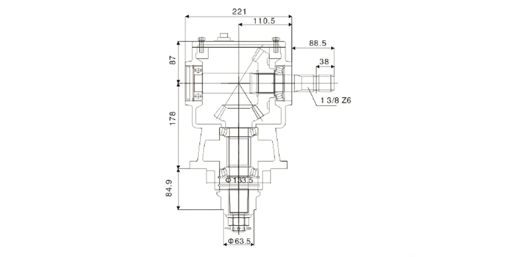 superiortransmissioninc-products-EP-HC-55 50HP Lawn Mower Gearbox-draft