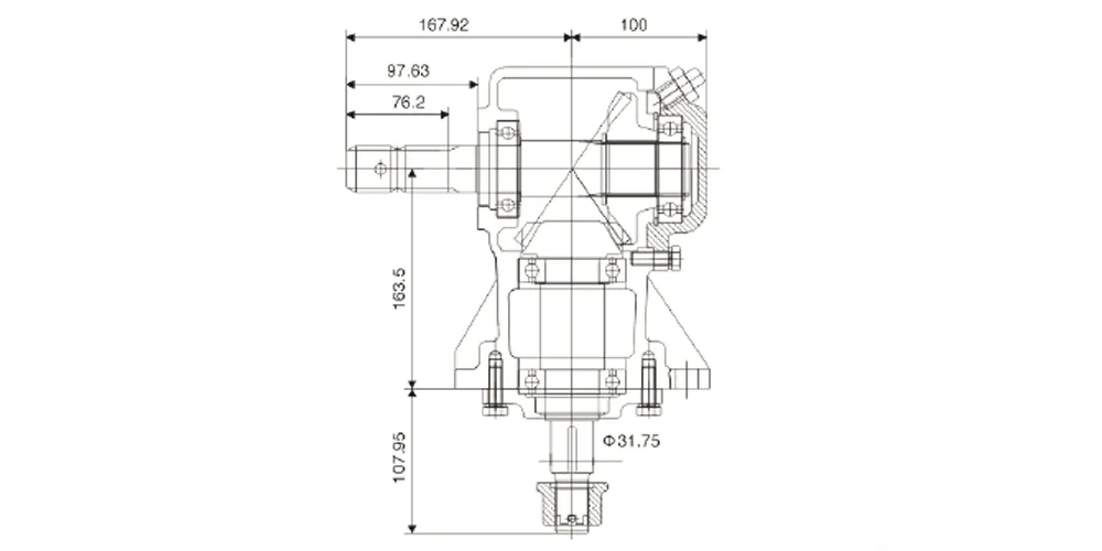 superiortransmissioninc-products-EP-HC-RC30-193 30HP Lawn Mower Gearbox-Draft