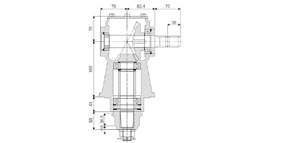 superiortransmissioninc-products-EP-LF205 30HP 540rpm Lawn Mower Gearbox-draft