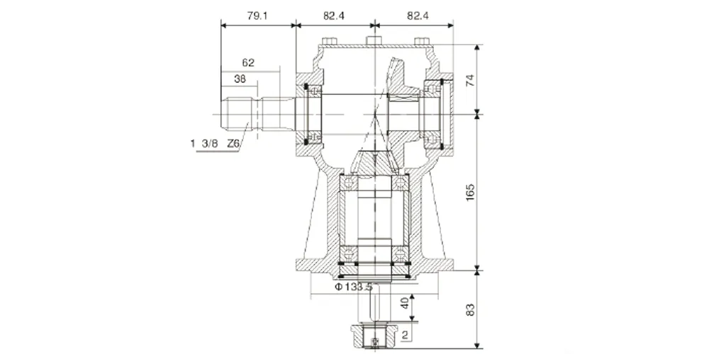 superiortransmissioninc-products-EP-LF211 20HP 540rpm Lawn Mower Gearbox-draft