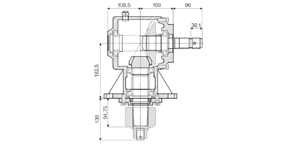 superiortransmissioninc-products-EP-RC61 60HP 540rpm Lawn Mower Gearbox-draft