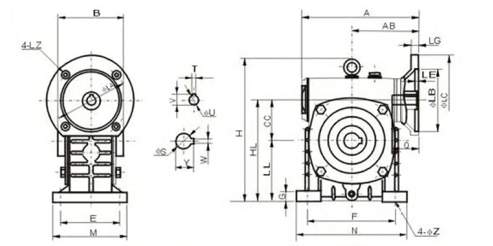 superiortransmissioninc-products-EP-WPDKS 5-350Kg Single Speed Reducer-draft