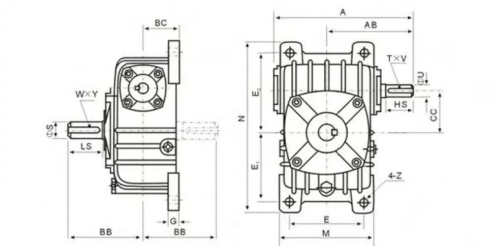superiortransmissioninc-products-EP-WPX Single Speed Reducer-0.36 to 23 L Oil Capacity-draft