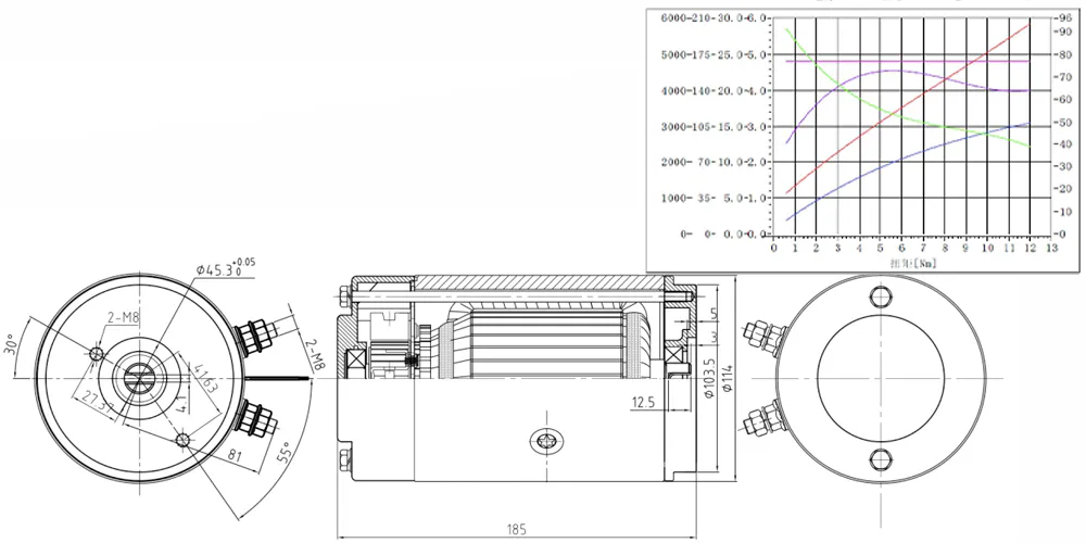 superiortransmissioninc-product-EP-2420WB 2250W 24V Lift Gate Motor-draft