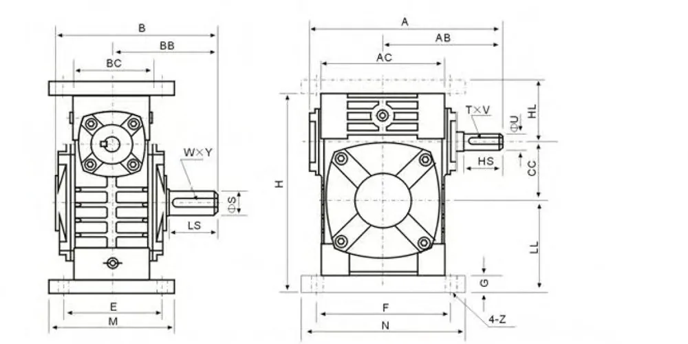 superiortransmissioninc-products-EP-WPWA Universal Speed Reducer-darft