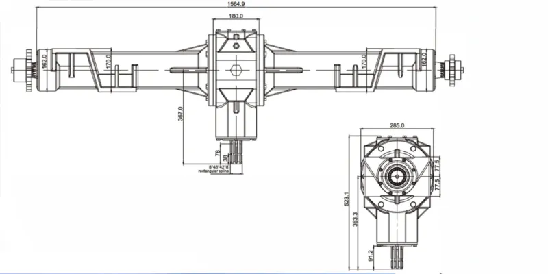 superiortransmissioninc-products-EP-Round Baler Gearbox for Round Baler and Harvester — EP9.35-draft