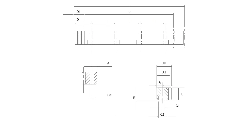 superiortransmissioninc-products-EP-S45C Straight Gear Rack High Frequency Quenching-draft