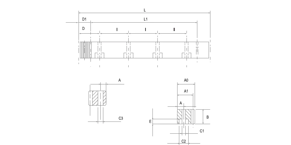 superiortransmissioninc-products-EP-S45C Straight Gear Rack — 4 to 8 Hole-draft