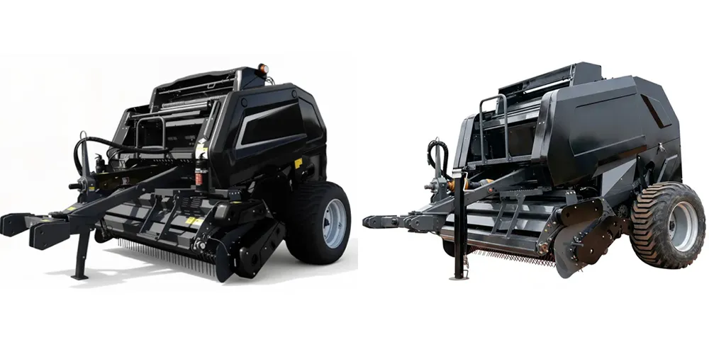 Complete round baler machine system