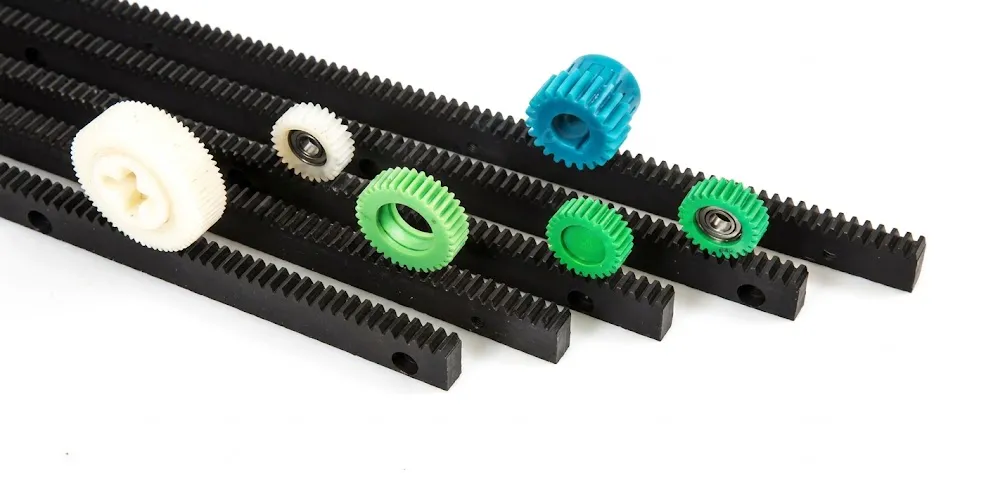 Gear rack and pinion industrial application